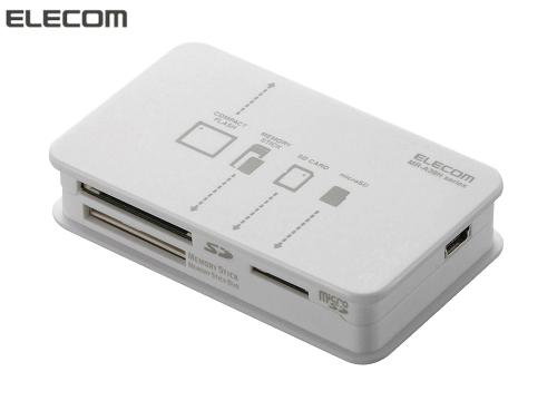 【クリックで詳細表示】エレコム 高速版メモリリーダライタ ホワイト MR-A39HWH