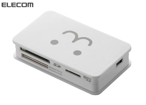 【クリックで詳細表示】エレコム 高速版メモリリーダライタ フェイス MR-A39HWHF1