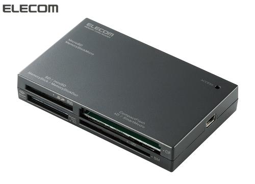 【クリックで詳細表示】エレコム SDXC対応メモリカードリーダ ブラック MR-A003BK