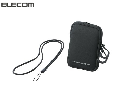 【クリックで詳細表示】エレコム デジタルカメラケース 『GRAPH GEAR』 Sサイズ ブラック DGB-060BK