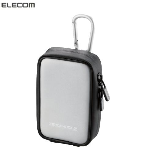 【クリックで詳細表示】エレコム デジタルカメラケース 『ゼロショック』 Sサイズ ブラック ZSB-DG012BK