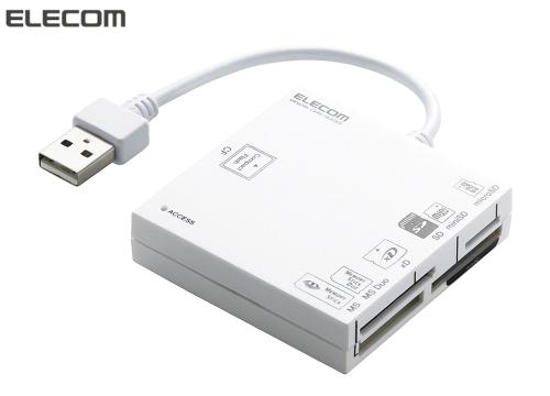 【クリックで詳細表示】エレコム メモリリーダライタ ホワイト MR-A004WH