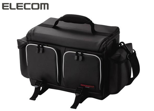 【クリックで詳細表示】エレコム デジタル一眼レフカメラバッグ Mサイズ ZSB-SDG008BK