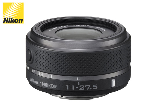 【クリックで詳細表示】ニコン Nikon 1専用交換レンズ 1 NIKKOR 11-27.5mm f/3.5-5.6 ブラック 1N 11-27.5BK