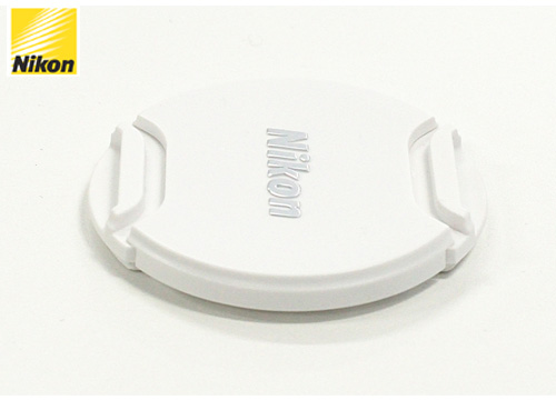 【クリックで詳細表示】ニコン 55mmスプリング式レンズキャップ ホワイト LC-N55WH