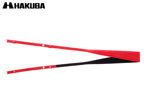 【クリックで詳細表示】ハクバ ピクスギア レザーストラップ レッド KST-TP40-RD