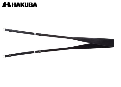 【クリックで詳細表示】ハクバ ピクスギア レザーストラップ ブラック KST-TP40-BK