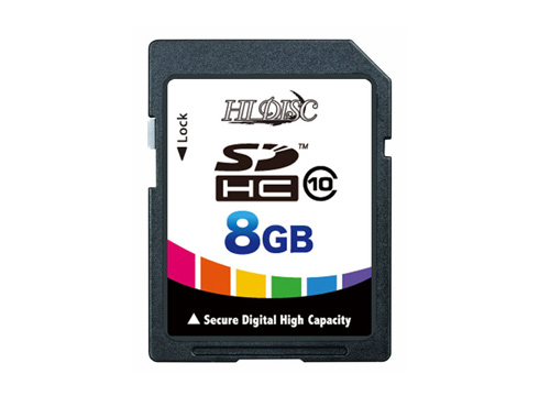 【クリックで詳細表示】HI-DISC SDHCカード class10対応 8GB HDSDH8GCL10JP