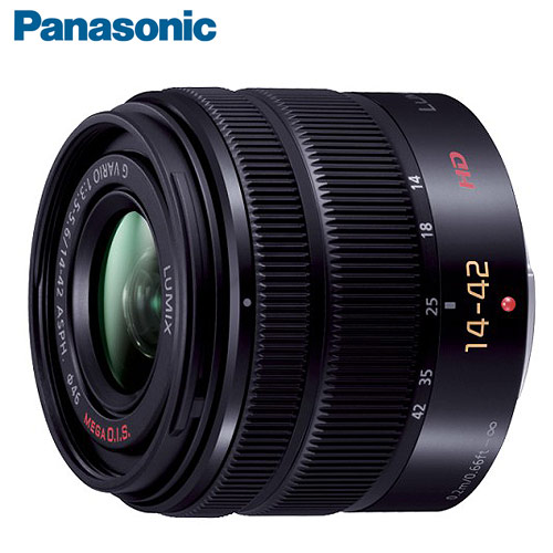 【クリックで詳細表示】パナソニック デジタル一眼カメラ用交換レンズ ブラック H-FS1442A-K