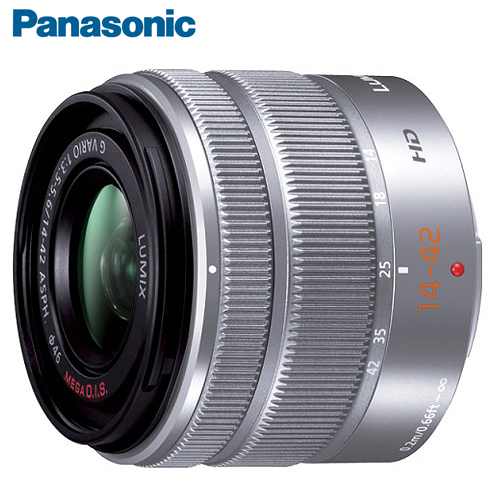 【クリックで詳細表示】パナソニック デジタル一眼カメラ用交換レンズ シルバー H-FS1442A-S