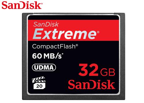 【クリックで詳細表示】サンディスク エクストリーム コンパクトフラッシュカード 32GB SDCFX-032G-J61