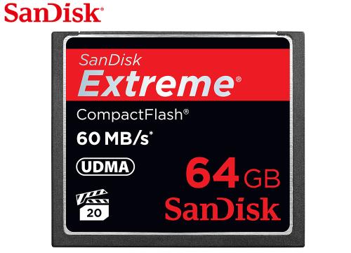【クリックでお店のこの商品のページへ】サンディスク エクストリーム コンパクトフラッシュカード 64GB SDCFX-064G-J61