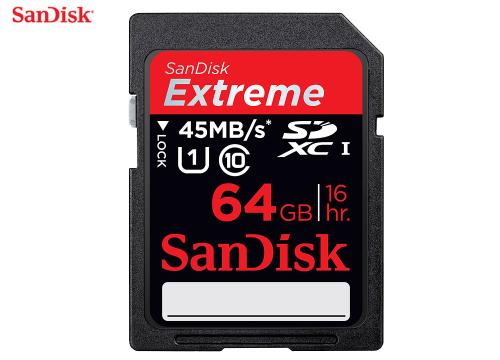 【クリックで詳細表示】サンディスク エクストリーム SDXC UHS-I カード 64GB SDSDX-064G-J35