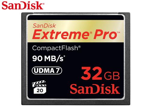 【クリックでお店のこの商品のページへ】サンディスク エクストリーム プロ コンパクトフラッシュカード 32GB SDCFXP-032G-J92