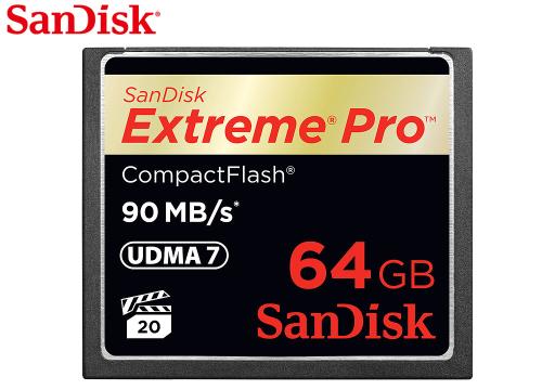 【クリックで詳細表示】サンディスク エクストリーム プロ コンパクトフラッシュカード 64GB SDCFXP-064G-J92