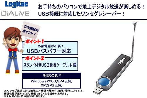 ���W�e�b�N USB�Ή������Z�O���V�[�o�[ �wDiALiVE�x LDT-1S100U