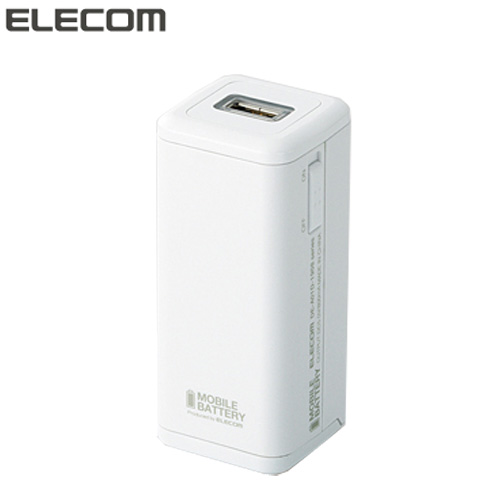 【クリックで詳細表示】エレコム iPhone用モバイルバッテリー ブラック DE-A01D-1908BK