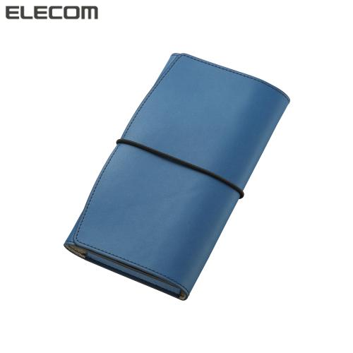 【クリックで詳細表示】エレコム 7インチサイズタブレット汎用レザーケース ブルー TB-01LCBU