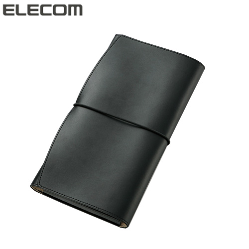 【クリックでお店のこの商品のページへ】エレコム タブレット汎用レザーケース ブラック TB-02LCBK