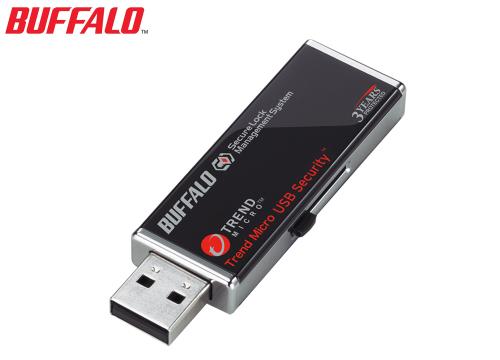 【クリックで詳細表示】バッファロー ウイルスチェック機能搭載 管理ツール対応 セキュリティーUSBメモリー 4GB RUF2-HSC-4GTVA3