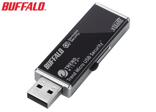 【クリックで詳細表示】バッファロー ウイルスチェック機能搭載 セキュリティーUSBメモリー 4GB RUF2-HSCL4GTVA3