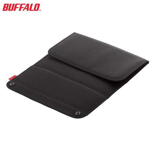 【クリックで詳細表示】バッファロー タブレット用スタンド機能付き汎用スリーブケース 10インチ用 BSTP01WC10BK