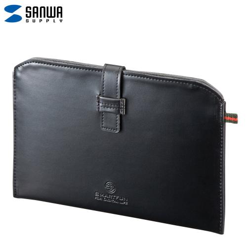【クリックで詳細表示】サンワサプライ ソフトレザータブレットケース 7インチ ブラック PDA-TABSL7BK