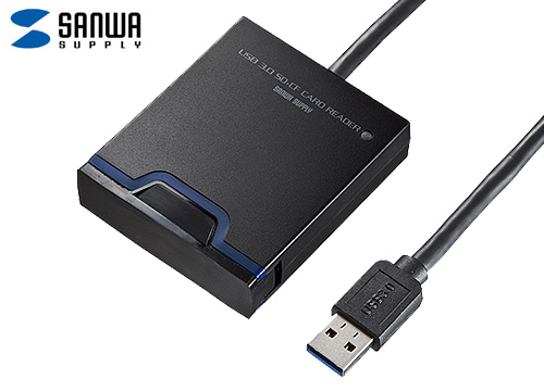【クリックで詳細表示】サンワサプライ USB3.0 カードリーダー ADR-3SDCFUBK