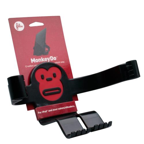 【クリックで詳細表示】グリーンエージェント タブレット用スタンド 『MonkeyDo』 レッド(ブラック) FB002-BKRD