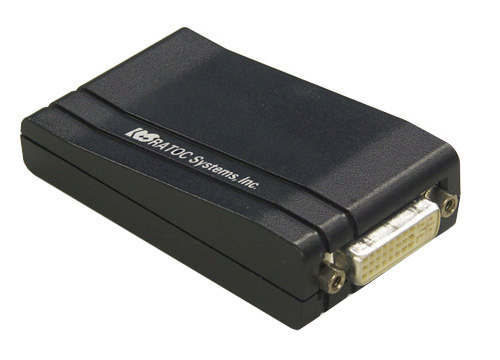 【クリックでお店のこの商品のページへ】ラトックシステム USB2.0 マルチディスプレイアダプタ REX-USBDVI2