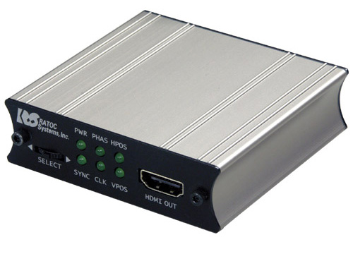 【クリックで詳細表示】ラトックシステム VGA to HDMI 変換アダプタ(オーディオ対応) REX-VGA2HDMI