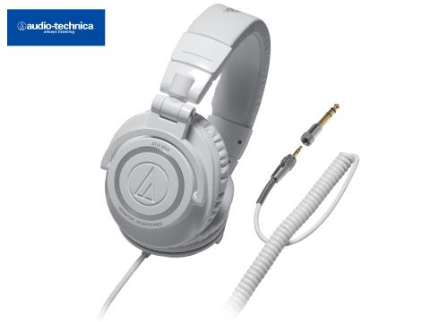 【クリックで詳細表示】オーディオテクニカ プロフェッショナルモニターヘッドホン コンプリートホワイト ATH-M50 CWH