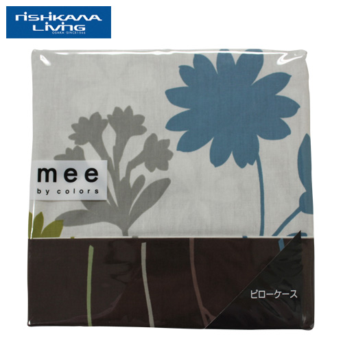 【クリックで詳細表示】西川リビング ピローケース ミーイ サックス 2187-75914
