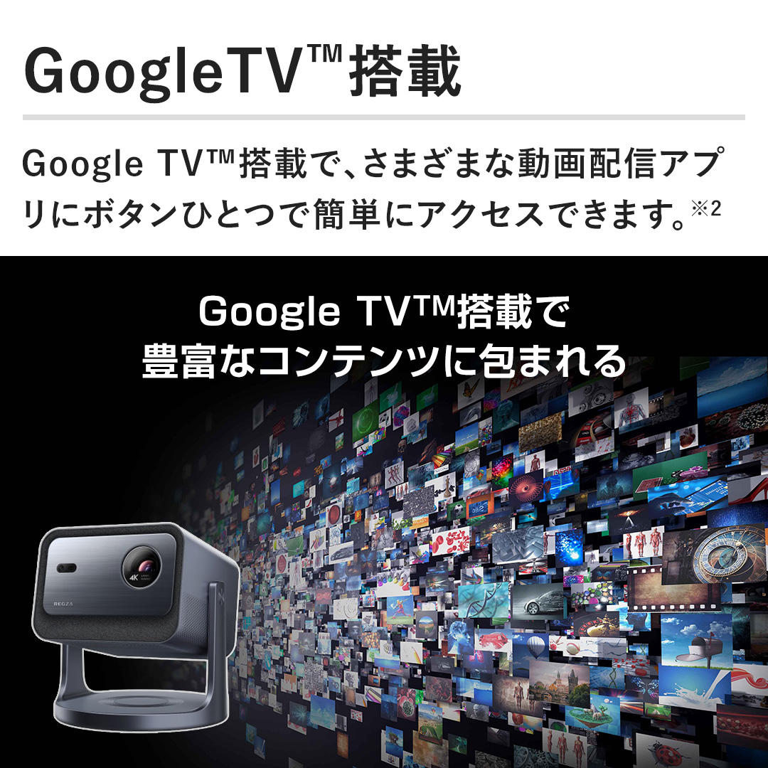 yGoogleTV(TM)ځzGoogle TV(TM);ڂŁA܂܂ȓzMAvɃ{^ЂƂŊȒPɃANZXł܂B