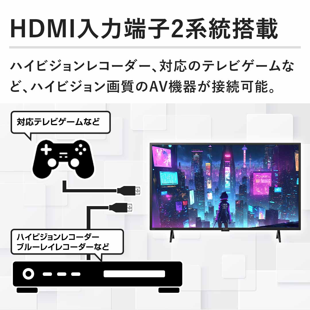 yHDMI͒[q2nځznCrWR[_[AΉ̃erQ[ȂǁAnCrW掿AV@킪ڑ\B