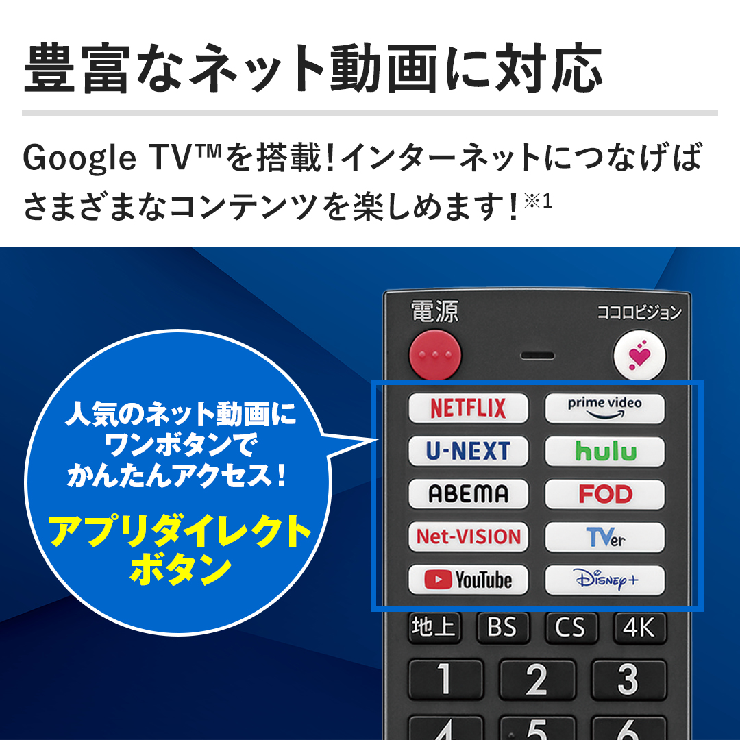 �y�L�x�ȃl�b�g����ɑΉ��zGoogle TV™�𓋍ځI�C���^�[�l�b�g�ɂȂ��΂��܂��܂ȃR���e���c���y���߂܂��I
