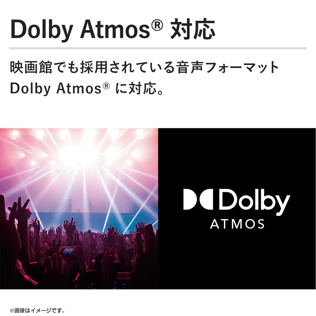 Dolby Atmos®Ή@fقł̗pĂ鉹tH[}bgDolby Atmos®ɑΉB