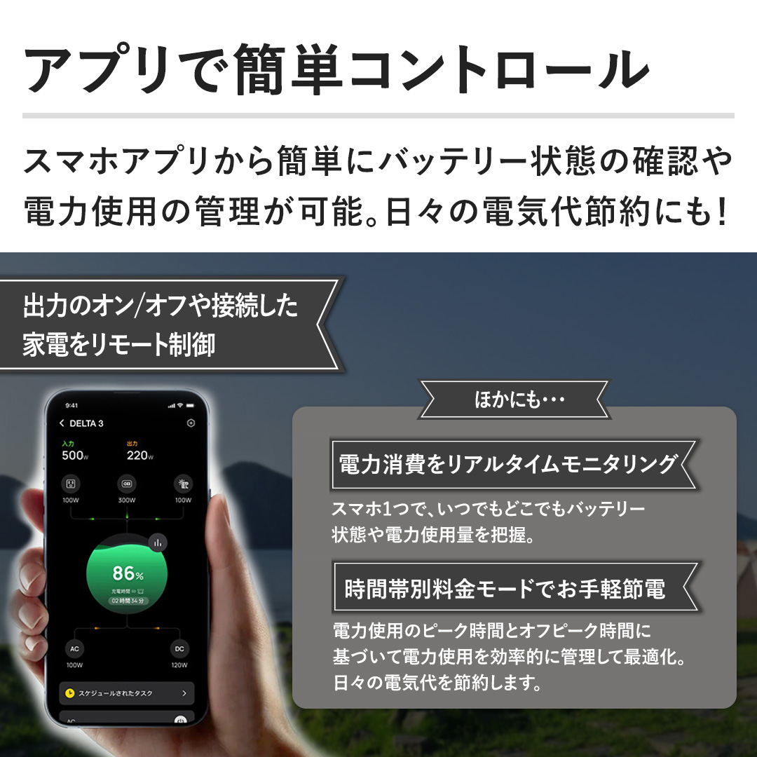 yAvŊȒPRg[zX}zAvȒPɃobe[Ԃ̊mFd͎gp̊Ǘ\BX̓dCߖɂI