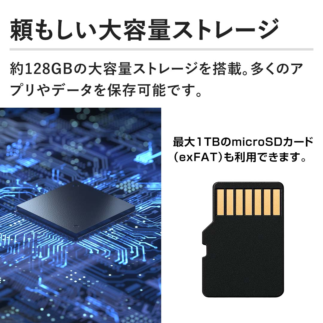 yeʃXg[Wz128GB̑eʃXg[W𓋍ځB̃Avf[^ۑ\łB