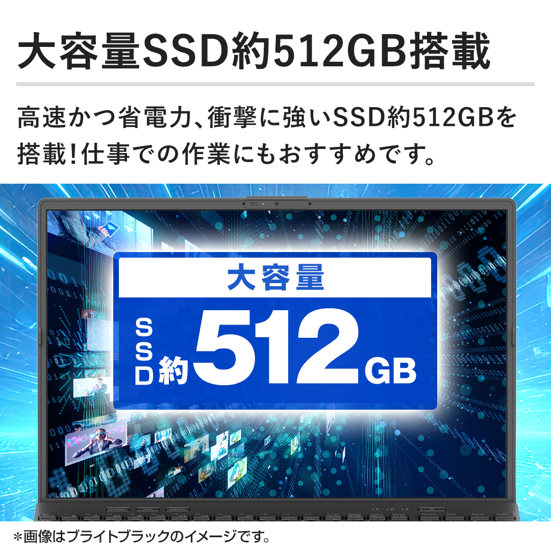 �y��e��SSD��512GB���ځz�������ȓd�́A�Ռ��ɋ���SSD��512GB�𓋍ځI�d���ł̍�Ƃɂ��������߂ł��B