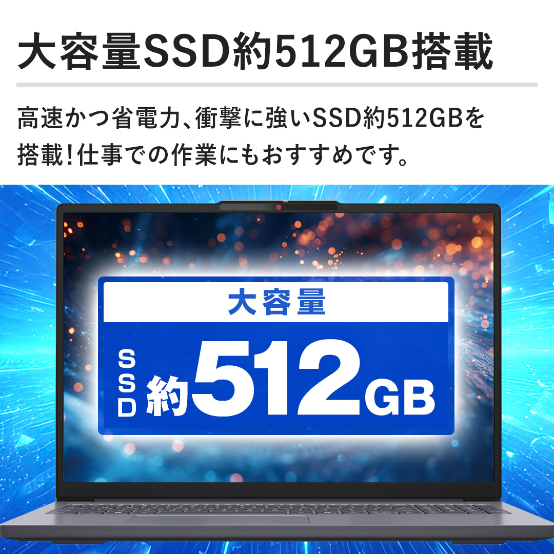 �y��e��SSD��512GB���ځz�������ȓd�́A�Ռ��ɋ���SSD��512GB�𓋍ځI�d���ł̍�Ƃɂ��������߂ł��B