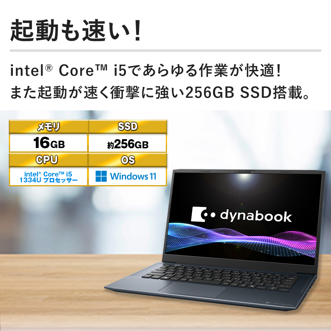 �y�N���������I�zintel(R)Core(TM)i5�ł������Ƃ����K�I�܂��N���������Ռ��ɋ���256GB SSD���ځB