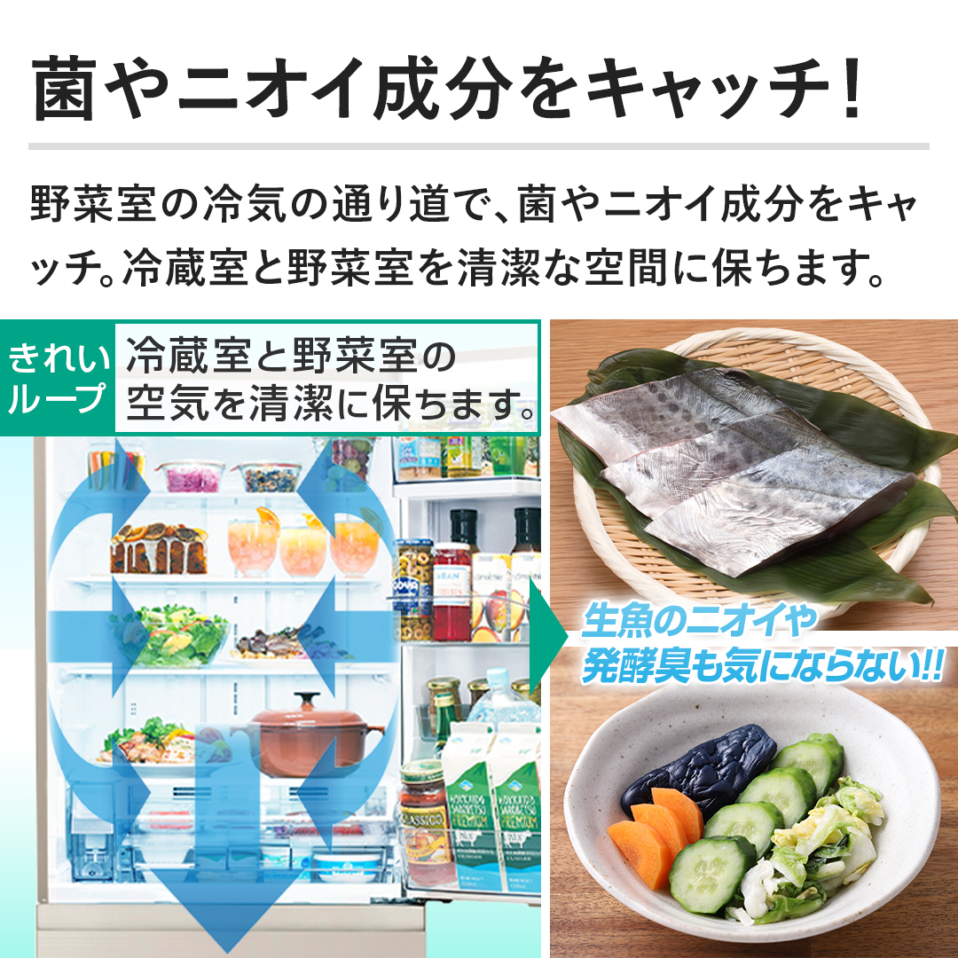 �y�ۂ�j�I�C�������L���b�`�I�z��؎��̗�C�̒ʂ蓹�ŁA�ۂ�j�I�C�������L���b�`�B�①���Ɩ�؎��𐴌��ȋ�Ԃɕۂ��܂��B