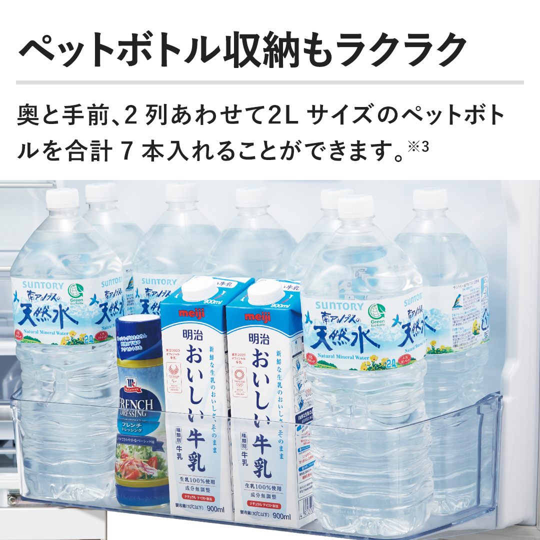 �y�y�b�g�{�g�����[�����N���N�z���Ǝ�O�A2�񂠂킹�ĂQL�T�C�Y�̃y�b�g�{�g�������v7�{����邱�Ƃ��ł��܂��B��3