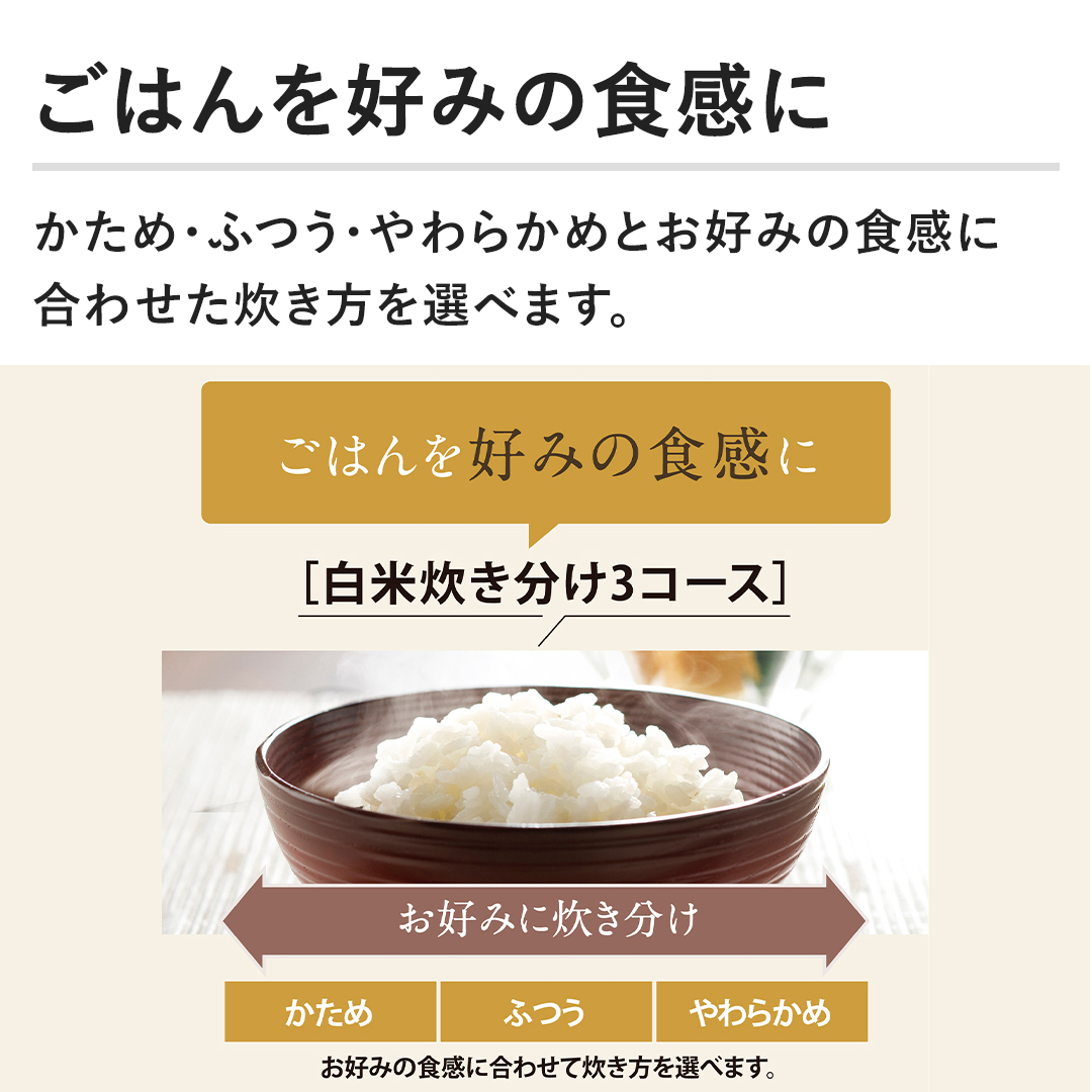 �y���͂���D�݂̐H���Ɂz�����߁E�ӂ��E���炩�߂Ƃ��D�݂̐H���ɍ��킹����������I�ׂ܂��B