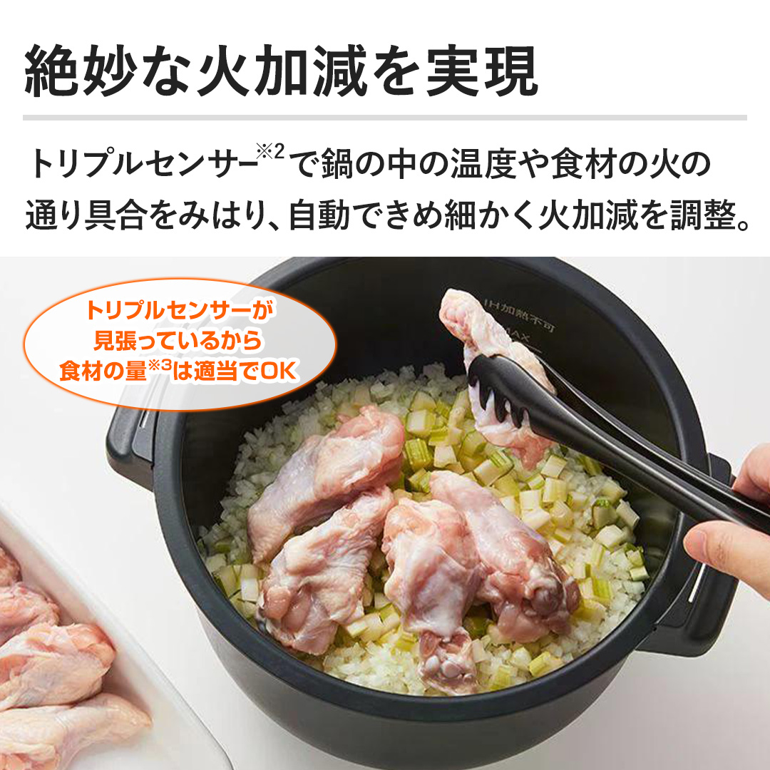 �y�▭�ȉΉ����������z�g���v���Z���T�[�œ�̒��̉��x��H�ނ̉΂̒ʂ����݂͂�A�����ł��ߍׂ����Ή����𒲐��B