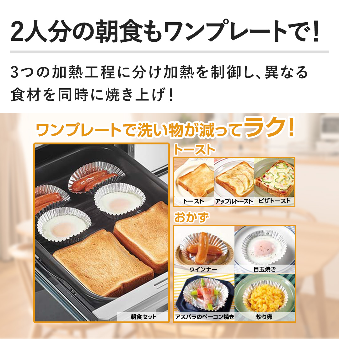 �y2�l���̒��H�������v���[�g�ŁI�z3�̉��M�H���ɕ������M�𐧌䂵�A�قȂ�H�ނ𓯎��ɏĂ��グ�I