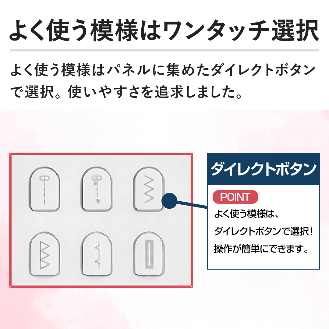 �y�悭�g���͗l�̓����^�b�`�I���z�悭�g���͗l�̓p�l���ɏW�߂��_�C���N�g�{�^���őI���B �g���₷����ǋ����܂����B