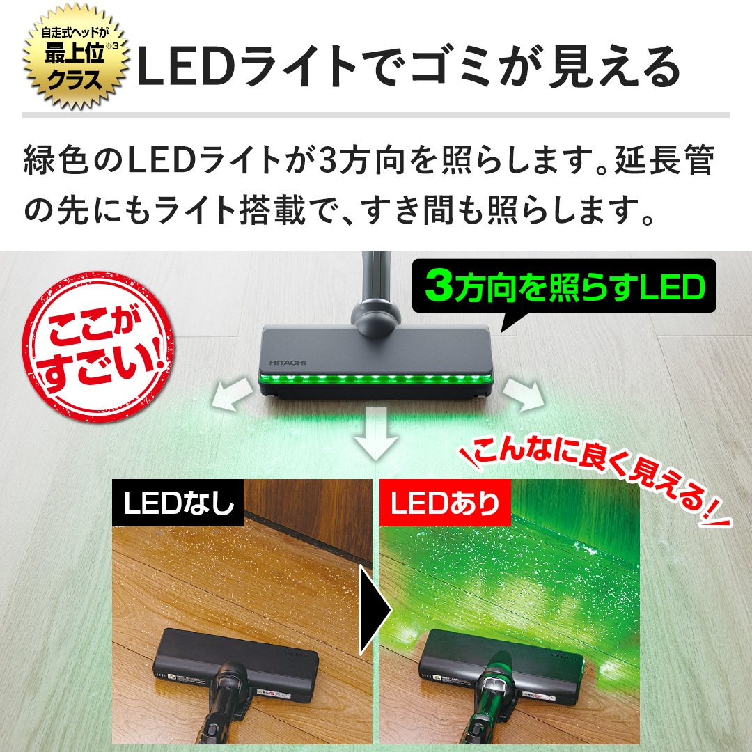 日立 掃除機 掃除機 ラクかるパワーブーストサイクロン ライト