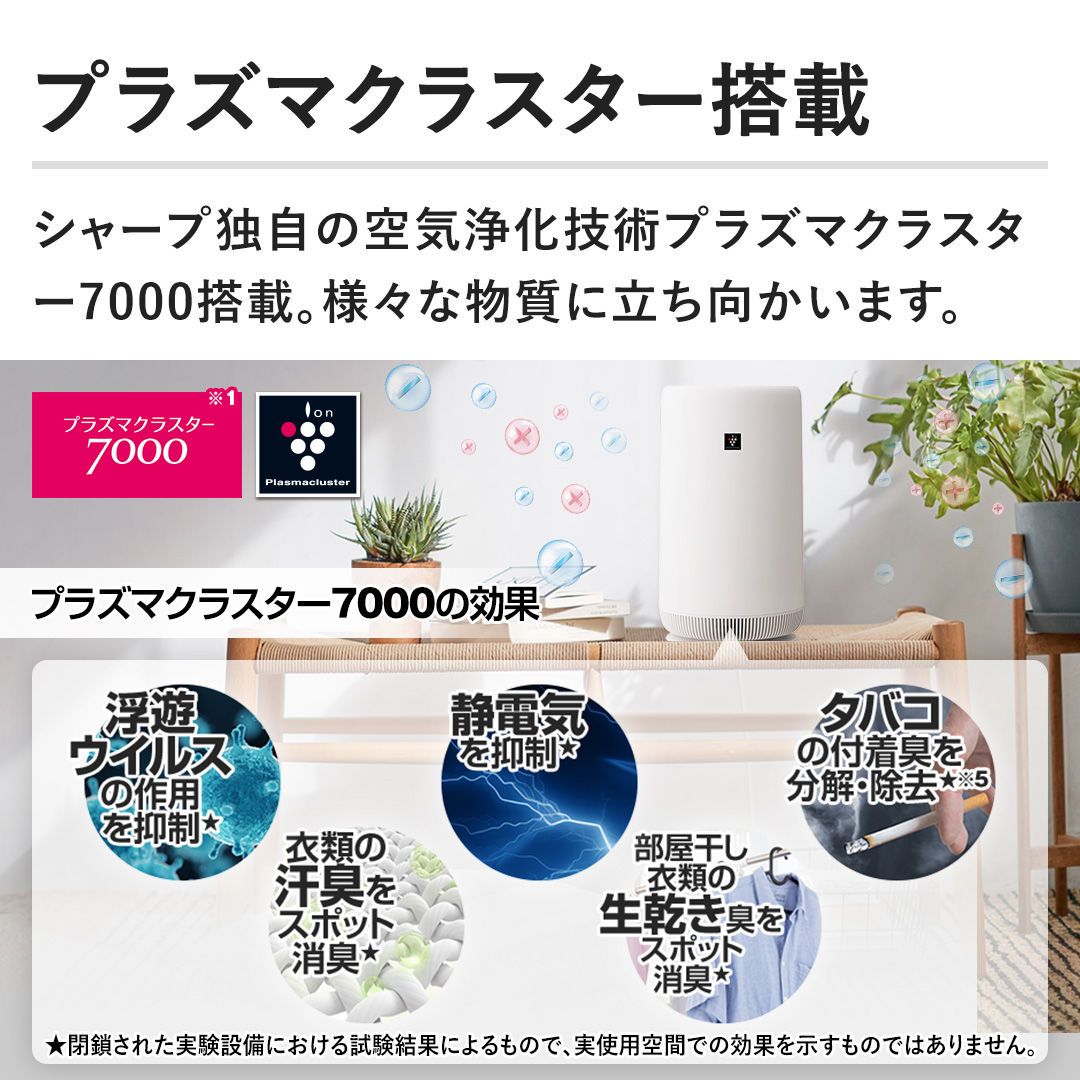 �y�v���Y�}�N���X�^�[���ځz�V���[�v�Ǝ��̋�C�򉻋Z�p�v���Y�}�N���X�^�[7000���ځB�l�X�ȕ����ɗ����������܂��B